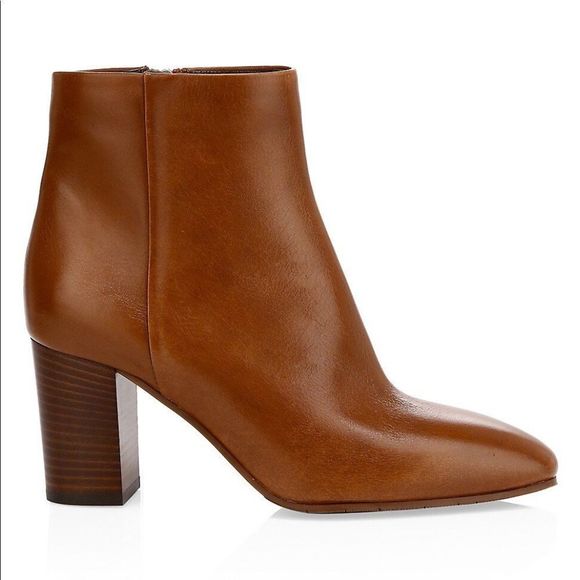 Aquatalia Aquatalia Women's Florita Leather Ankle Boots - Cognac